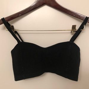 Black caged bralette